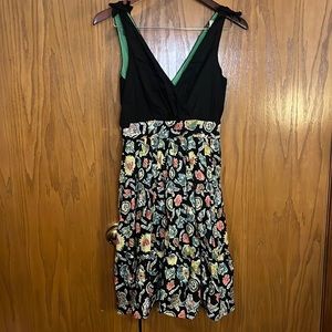 Maeve by Anthropologie Vintage Bora Bora Tropical Print Dress